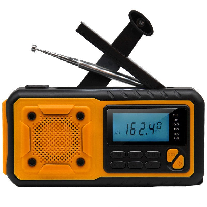 Solar Hand-Powered Emergency Multifunctional Radio