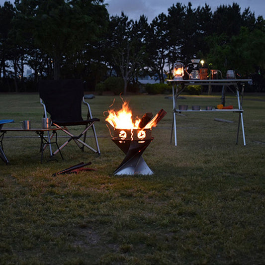 Portable campfire heater for outdoor