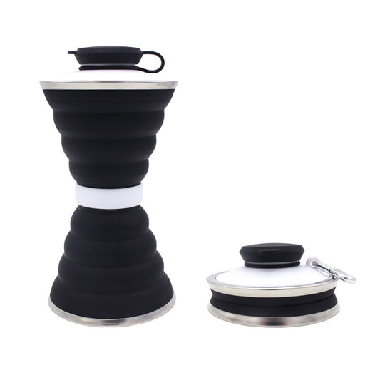 Portable foldable water bottle 