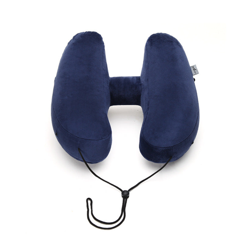 Inflatable Hooded Travel Pillow