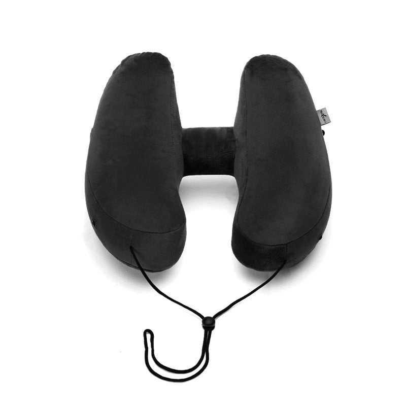 Inflatable Hooded Travel Pillow